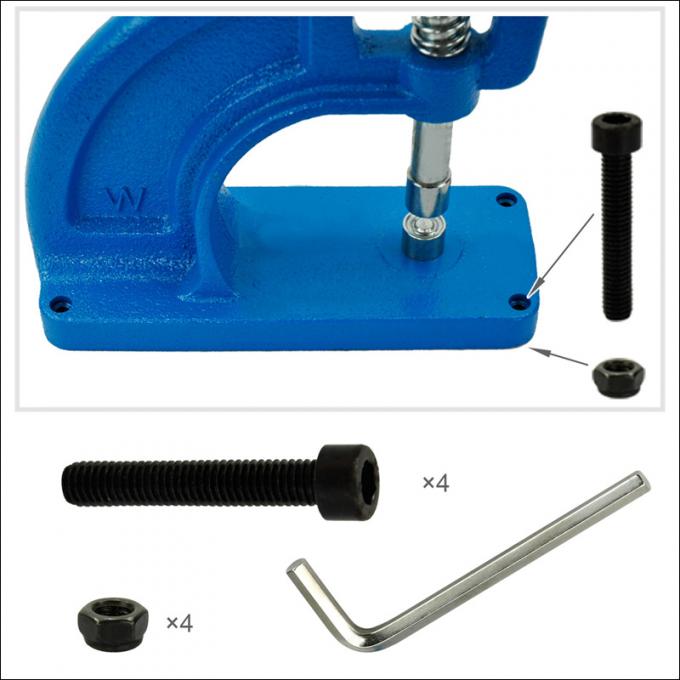 8Kg Office Eyelet Hole Puncher Banner Grommet Machine 54mm Heigh