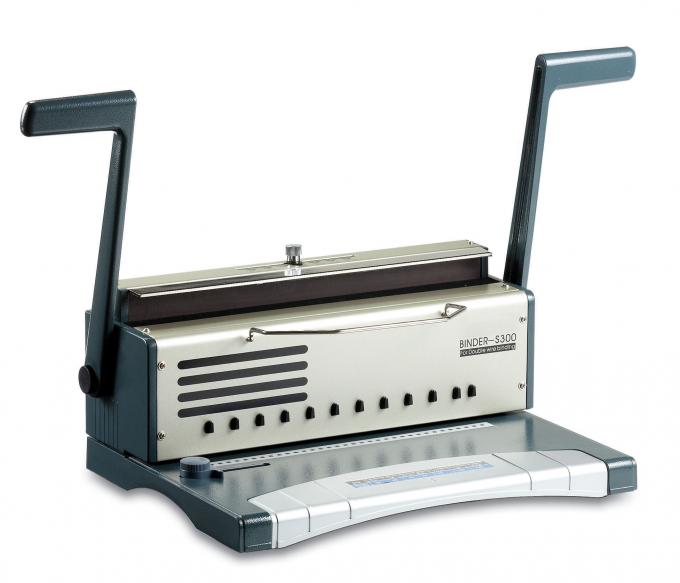 Hole Puncher Electric Binding Machine , A4 Size Wire Spiral Binding