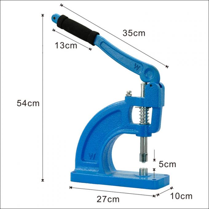 8kg Office Eyelet Hole Puncher Banner Grommet Machine 54mm Heigh