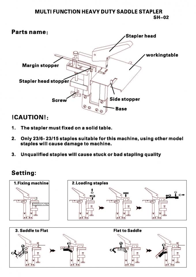 Long Reach Manual Heavy Duty Office Stapler Staple Depth Up To 100mm